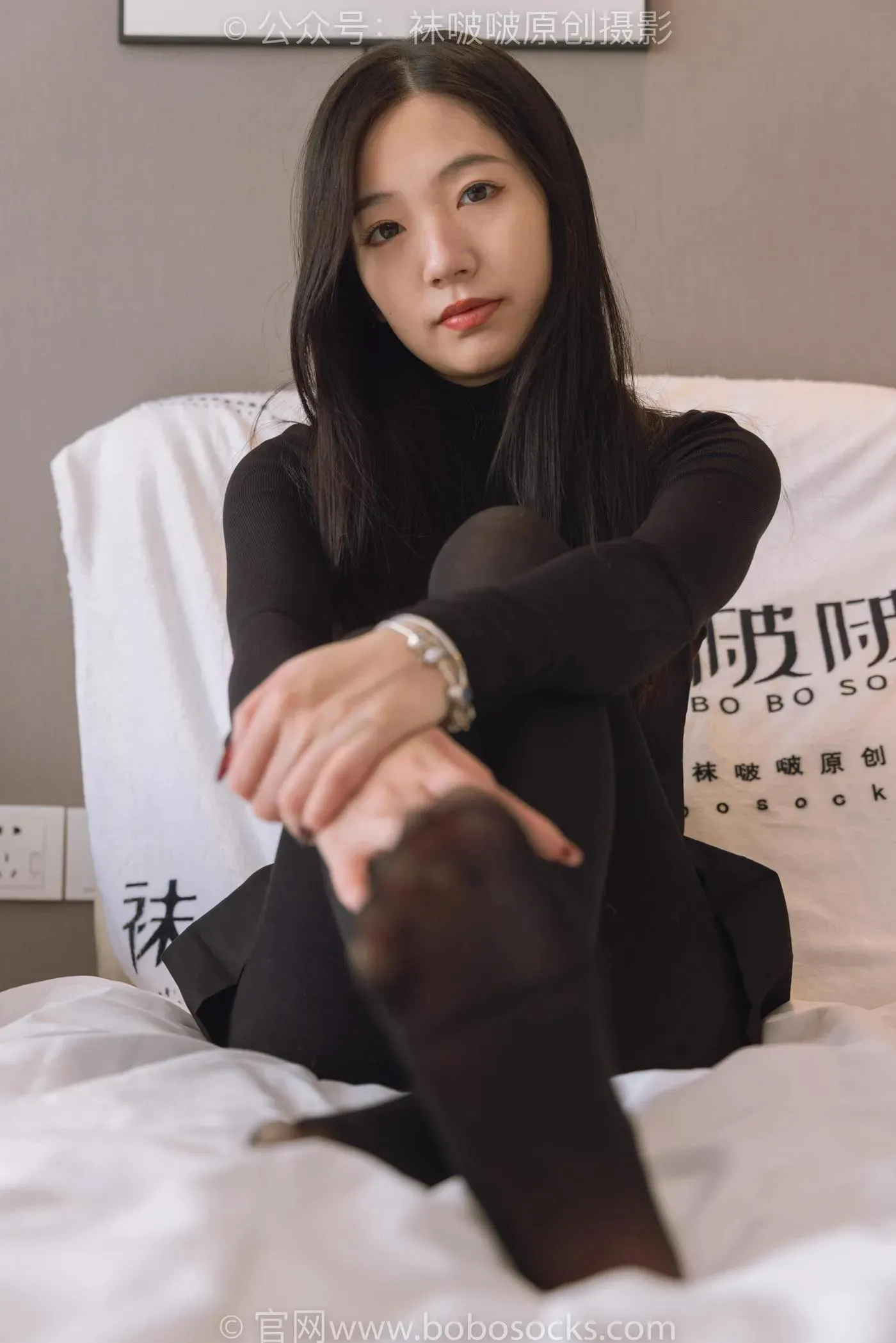 [BoBoSocks袜啵啵]NO.184 小甜豆-黑皮鞋、厚黑丝 [140P]插图5